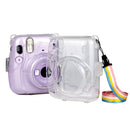 Richwell Carry Case Bag Crystal Hard Cover with Shoulder Strap For Fujifilm Instax Mini 11