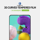 For Samsung Galaxy A51 PINWUYO 9H 3D Curved Full Screen Explosion-proof Tempered Glass Film(Black)