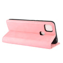 For Xiaomi Redmi 9C Retro-skin Business Magnetic Suction Leather Case with Holder & Card Slots & Wallet(Pink)
