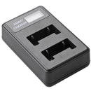 Smart LCD Display USB Dual Charger for LI-40B/42B/ Nikon EN-EL10/ Pentax D-LI63/LI108/ Ricoh DS-6365/ Fuji NP-45/ Casio NP-80/ Kodak K7006