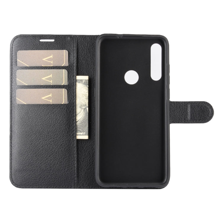 For Alcatel 1SE 2020 Litchi Texture Horizontal Flip Protective Case with Holder & Card Slots & Wallet(Black)