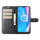 For Alcatel 1SE 2020 Litchi Texture Horizontal Flip Protective Case with Holder & Card Slots & Wallet(Black)