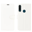 For Alcatel 1SE 2020 Litchi Texture Horizontal Flip Protective Case with Holder & Card Slots & Wallet(White)