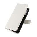 For Alcatel 1SE 2020 Litchi Texture Horizontal Flip Protective Case with Holder & Card Slots & Wallet(White)