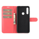 For Alcatel 1SE 2020 Litchi Texture Horizontal Flip Protective Case with Holder & Card Slots & Wallet(Red)