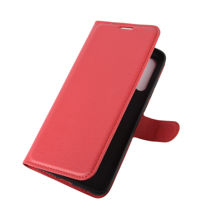 For Alcatel 1SE 2020 Litchi Texture Horizontal Flip Protective Case with Holder & Card Slots & Wallet(Red)