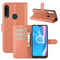 For Alcatel 1SE 2020 Litchi Texture Horizontal Flip Protective Case with Holder & Card Slots & Wallet(Brown)