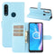 For Alcatel 1SE 2020 Litchi Texture Horizontal Flip Protective Case with Holder & Card Slots & Wallet(Blue)