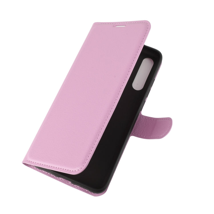 For Alcatel 1SE 2020 Litchi Texture Horizontal Flip Protective Case with Holder & Card Slots & Wallet(Pink)