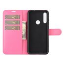 For Alcatel 1SE 2020 Litchi Texture Horizontal Flip Protective Case with Holder & Card Slots & Wallet(Rose red)