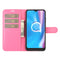 For Alcatel 1SE 2020 Litchi Texture Horizontal Flip Protective Case with Holder & Card Slots & Wallet(Rose red)
