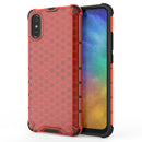 For Xiaomi Redmi 9A Shockproof Honeycomb PC + TPU Case(Red)