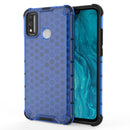 For Huawei Honor 9X Lite Shockproof Honeycomb PC + TPU Case(Blue)