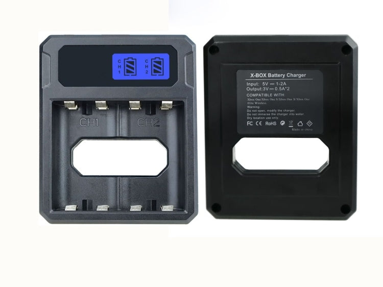 Wireless Gamepad USB Port Charging LCD Screen Battery Charger For Xbox One