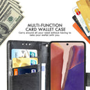 For Samsung Galaxy Note 20 Ultra Butterfly Love Flower Embossed Horizontal Flip Leather Case with Bracket / Card Slot / Wallet / Lanyard(Rose Gold)