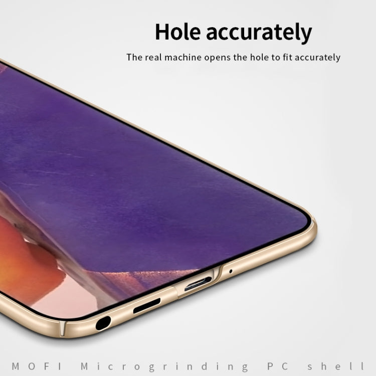 For Samsung Galaxy Note20 MOFI Frosted PC Ultra-thin Hard Case(Rose gold)