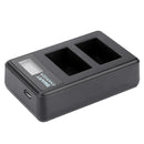 For Sony NP-FW50 Smart LCD Display USB Dual Charger