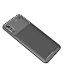 For Xiaomi Redmi 9A Carbon Fiber Texture Shockproof TPU Case(Black)