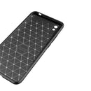 For Xiaomi Redmi 9A Carbon Fiber Texture Shockproof TPU Case(Black)