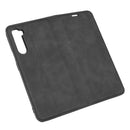 For OnePlus Nord Retro-skin Business Magnetic Suction Leather Case with Holder & Card Slots & Wallet(Black)