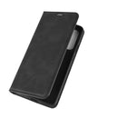 For OnePlus Nord Retro-skin Business Magnetic Suction Leather Case with Holder & Card Slots & Wallet(Black)