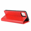 For OPPO Realme C11 R64 Texture Single Horizontal Flip Protective Case with Holder & Card Slots & Wallet& Photo Frame(Red)