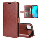 For OPPO Realme C11 R64 Texture Single Horizontal Flip Protective Case with Holder & Card Slots & Wallet& Photo Frame(Brown)