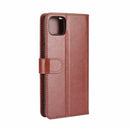 For OPPO Realme C11 R64 Texture Single Horizontal Flip Protective Case with Holder & Card Slots & Wallet& Photo Frame(Brown)