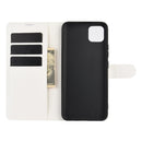 For OPPO Realme C11 Litchi Texture Horizontal Flip Protective Case with Holder & Card Slots & Wallet(White)