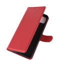 For OPPO Realme C11 Litchi Texture Horizontal Flip Protective Case with Holder & Card Slots & Wallet(Red)