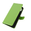 For OPPO Realme C11 Litchi Texture Horizontal Flip Protective Case with Holder & Card Slots & Wallet(Green)