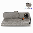 For Xiaomi Redmi 9C Halfway Mandala Embossing Pattern Horizontal Flip Leather Case with Holder & Card Slots & Wallet & Lanyard(Grey)