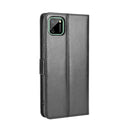 For OPPO Realme C11 Retro Crazy Horse Texture Horizontal Flip Leather Case with Holder & Card Slots & Photo Frame(Black)