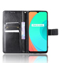 For OPPO Realme C11 Retro Crazy Horse Texture Horizontal Flip Leather Case with Holder & Card Slots & Photo Frame(Black)