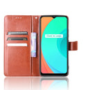 For OPPO Realme C11 Retro Crazy Horse Texture Horizontal Flip Leather Case with Holder & Card Slots & Photo Frame(Brown)