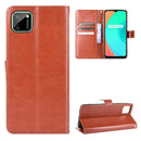For OPPO Realme C11 Retro Crazy Horse Texture Horizontal Flip Leather Case with Holder & Card Slots & Photo Frame(Brown)