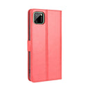 For OPPO Realme C11 Retro Crazy Horse Texture Horizontal Flip Leather Case with Holder & Card Slots & Photo Frame(Red)
