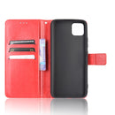 For OPPO Realme C11 Retro Crazy Horse Texture Horizontal Flip Leather Case with Holder & Card Slots & Photo Frame(Red)