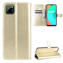 For OPPO Realme C11 Retro Crazy Horse Texture Horizontal Flip Leather Case with Holder & Card Slots & Photo Frame(Gold)