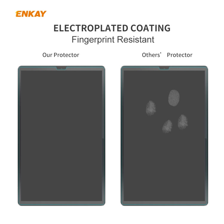 For Lenovo M10 Plus 10.3 ENKAY Hat-Prince 0.33mm 9H Surface Hardness 2.5D Explosion-proof Tempered Glass Screen Protector