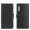 For LG Velvet Litchi Texture Horizontal Flip Protective Case with Holder & Card Slots & Wallet(Black)