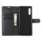 For LG Velvet Litchi Texture Horizontal Flip Protective Case with Holder & Card Slots & Wallet(Black)
