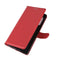 For LG Velvet Litchi Texture Horizontal Flip Protective Case with Holder & Card Slots & Wallet(Red)