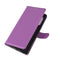 For LG Velvet Litchi Texture Horizontal Flip Protective Case with Holder & Card Slots & Wallet(Purple)