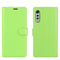 For LG Velvet Litchi Texture Horizontal Flip Protective Case with Holder & Card Slots & Wallet(Green)
