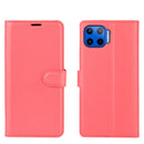 For Motorola Moto G 5G Plus Litchi Texture Horizontal Flip Protective Case with Holder & Card Slots & Wallet(Red)