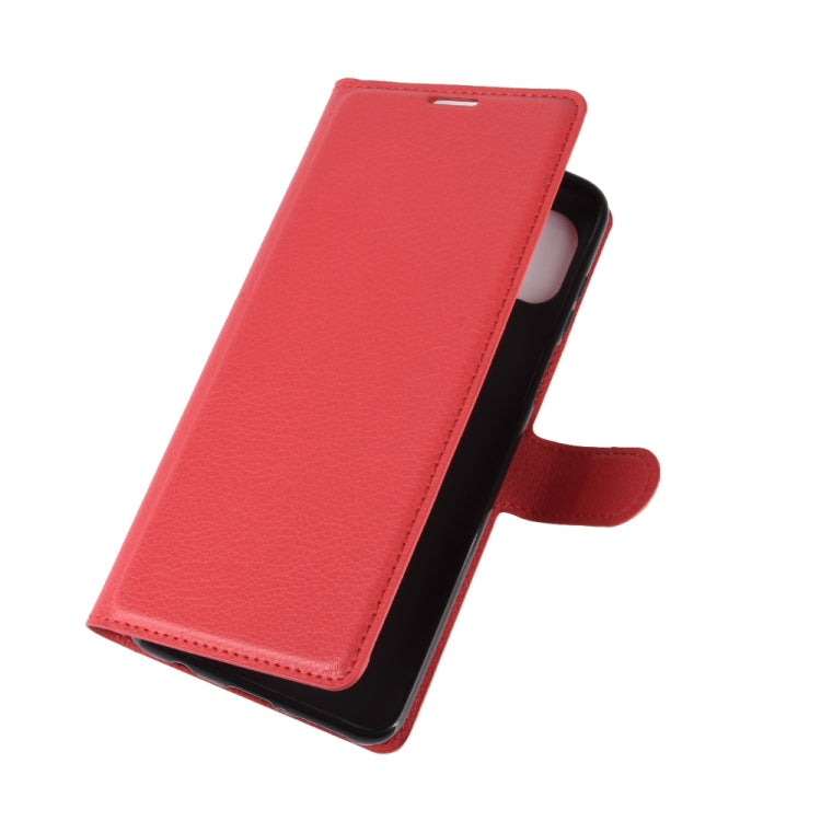 For Motorola Moto G 5G Plus Litchi Texture Horizontal Flip Protective Case with Holder & Card Slots & Wallet(Red)