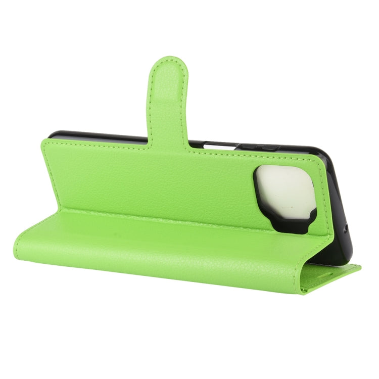 For Motorola Moto G 5G Plus Litchi Texture Horizontal Flip Protective Case with Holder & Card Slots & Wallet(Green)