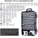 115 in 1 Precision Screw Driver Mobile Phone Computer Disassembly Maintenance Tool Set(Yellow)