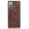 For Samsung Galaxy Note20 Shockproof Litchi Texture PC + PU Case(Brown)